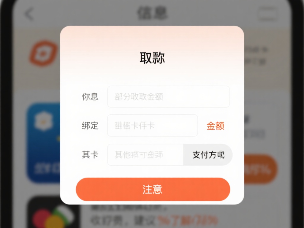 填写取款信息：输入你希望取出的金额，并选择绑定的银