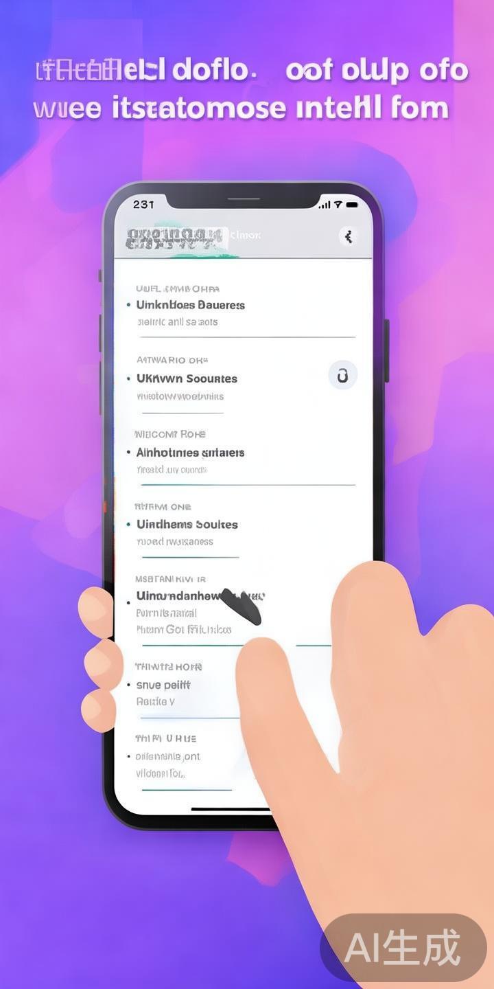 安装应用：打开手机的“设置”，进入“安全性”或“应